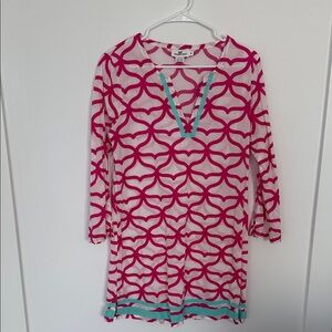 Vineyard Vines Red and White Cotton Top